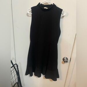 Caution To The Wind Black Sleeveless Dress